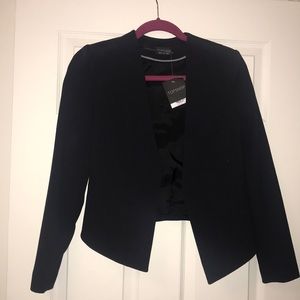 black Topshop blazer NWT